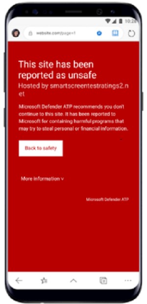 Báo cáo người dùng về trang web không an toàn