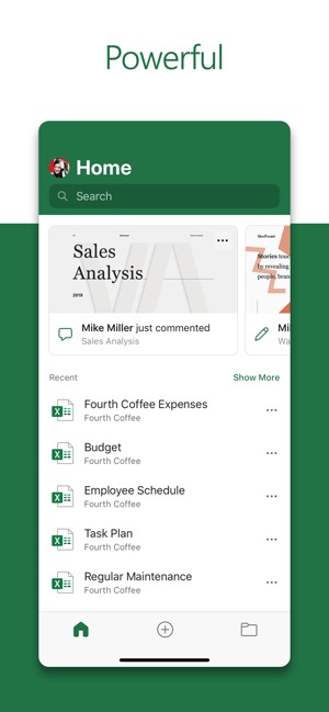 Microsoft Excel là ứng dụng xử lý bảng tính trên iPhone, iPad