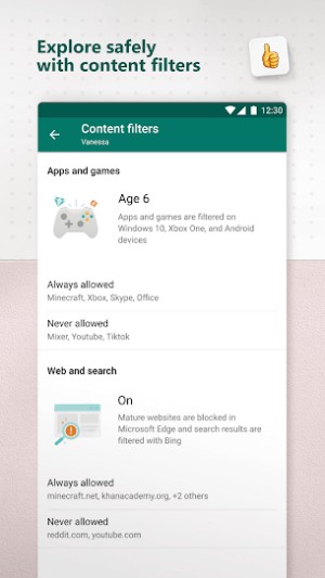 Khám phá bộ lọc nội dung an toàn