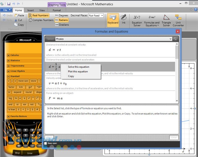 Khả năng giải nhiều công thức các môn khác