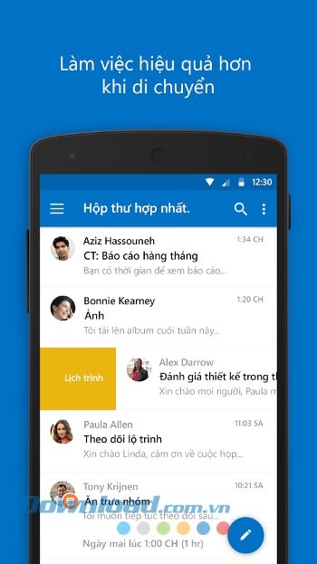 Làm việc mọi lúc, mọi nơi với Microsoft Outlook