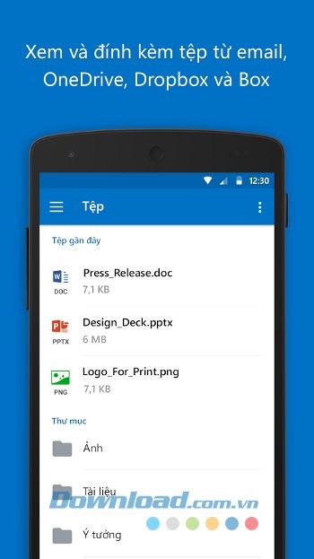 Quản lý file đính kèm với Microsoft Outlook