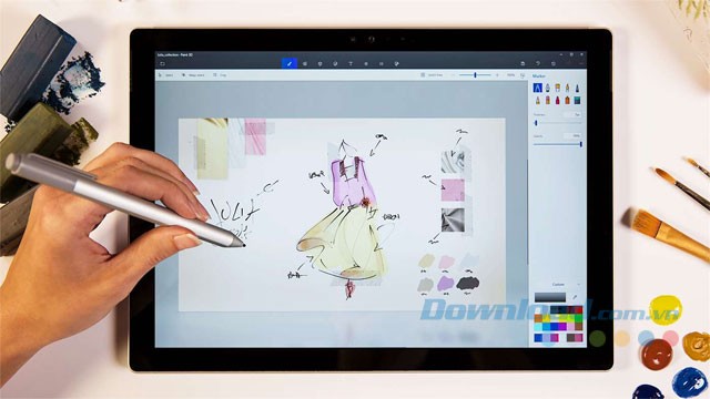 Giao diện Paint 3D