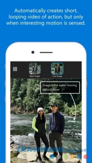 Microsoft Pix Camera cho iOS tự động tạo ảnh động từ hình chụp liên tiếp