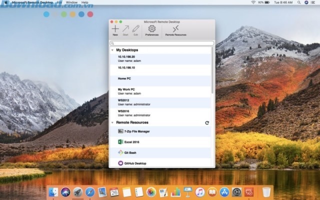 Truy cập máy tính Windows từ xa bằng máy Mac