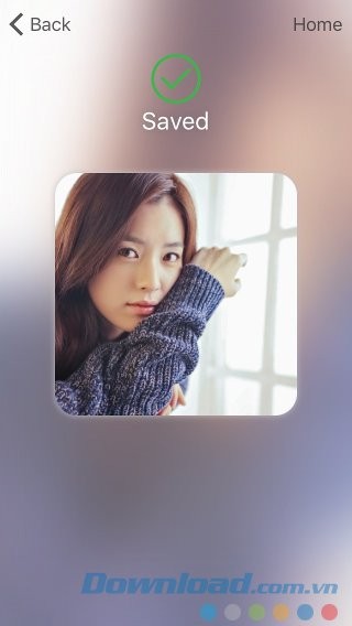 Lưu ảnh về máy