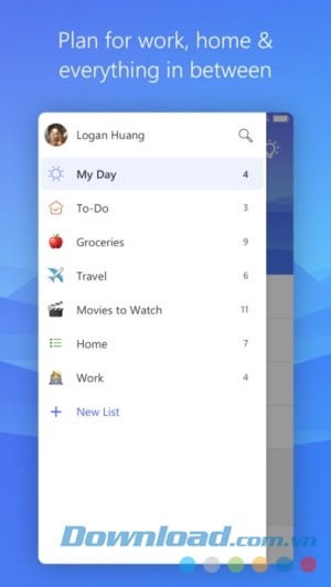 Microsoft To-Do cho iOS lên kế hoạch mọi việc