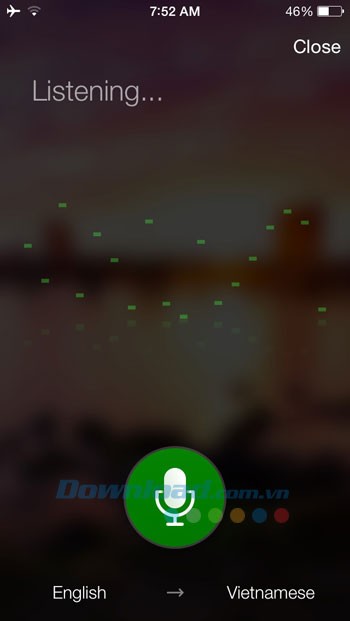 Microsoft Translator cho iOS