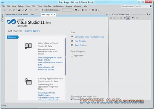 Microsoft Visual Studio 11 Professional Beta-