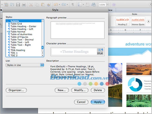 Microsoft Word 2011 for Mac