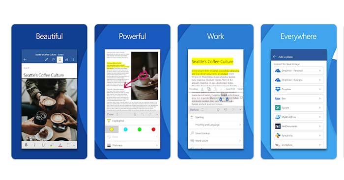 Microsoft Word cho Android là bộ ứng dụng văn phòng mạnh mẽ
