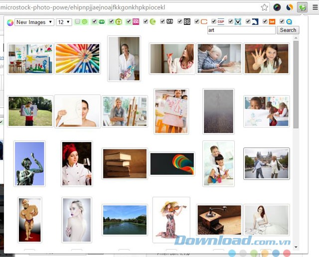 Tìm kiếm hình ảnh stock photo từ nhiều nơi