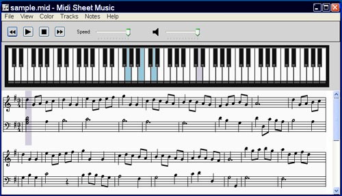Midi Sheet Music