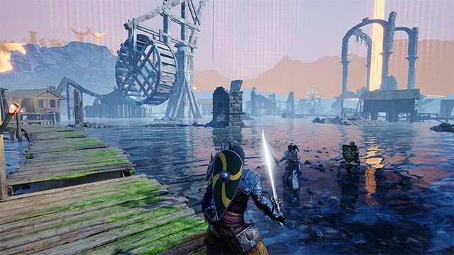 Lựa chọn anh hùng và phong cách chiến đấu riêng trong game Midjungard