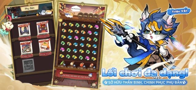 Lối chơi đa dạng, sở hữu thần binh, chinh phục phụ bản