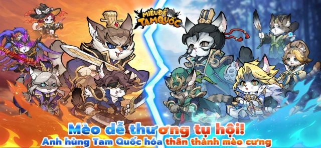 Hệ thống mèo dễ thương tụ hội, anh hùng Tam Quốc hóa thân thành mèo cưng