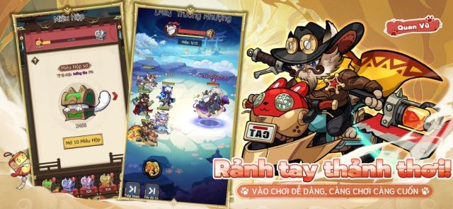 Game chiến thuật rảnh tay thảnh thơi, vào chơi dễ dàng
