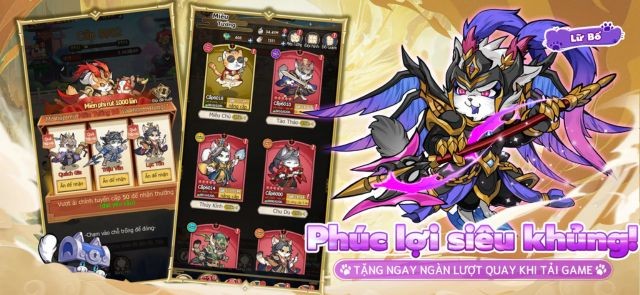 Phúc lợi siêu khủng, tặng ngay ngàn lượt quay khi tải game