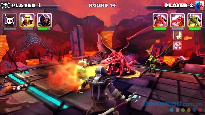 Tham gia vào trận chiến quyết liệt trong game chiến thuật theo lượt Might & Mayhem cho máy tính