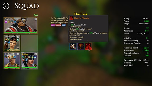 Xây dựng tổ đội gồm 1 anh hùng và 5 lính đánh thuê tinh nhuệ