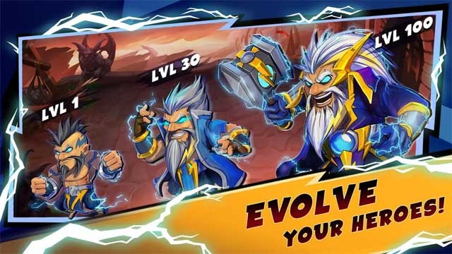 Nâng cấp và phát triển anh hùng của bạn