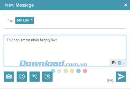 Gửi tin nhắn SMS trên máy tính