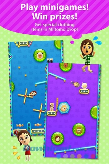 Chơi mini game trên Miitomo