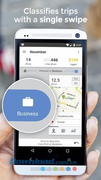 MileIQ phân loại lộ trình của bạn nhanh chóng