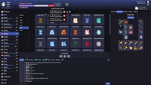 Sử dụng các vật phẩm kiếm được để chế tạo item mới