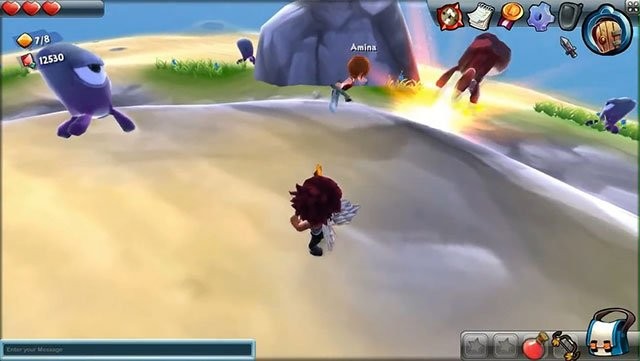 Chiến đấu với quái, boss