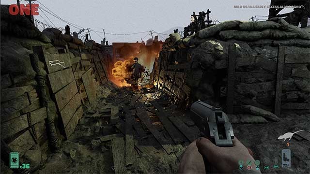 Milo game có bốn khẩu súng để lựa chọn tùy vào từng tình huống