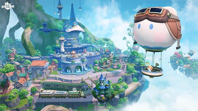 Thám hiểm những hòn đảo nổi bằng ngôi nhà bay hoặc khinh khí cầu