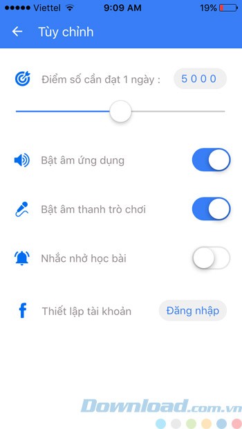 Màn hình tùy chỉnh