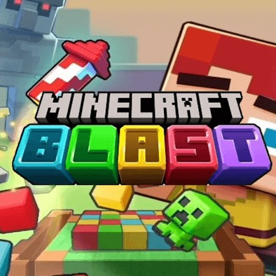 Minecraft Blast cho iOS: Game Match-3 Vui Nhộn