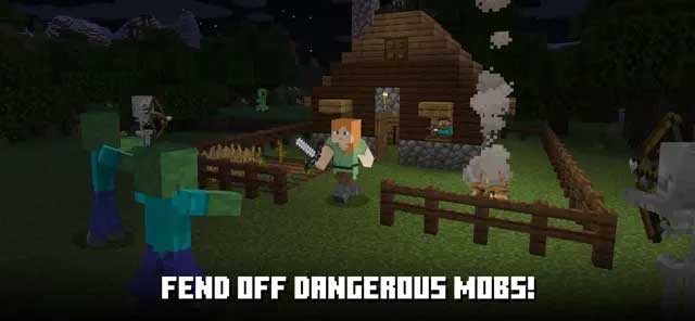 Phòng vệ trước các mob thù địch