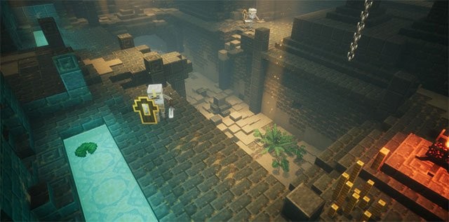 Game phiêu lưu sinh tồn mới Minecraft Dungeons