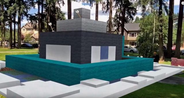 Xây dựng các công trình ô vuông và đặt vào thế giới thực