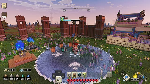 Minecraft Legends kế thừa những thế mạnh từ game gốc Minecraft và bổ sung thêm 1 số yếu tố mới