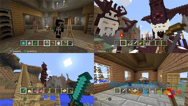 Minecraft: PlayStation đa dạng nhiệm vụ để người chơi thực hiện