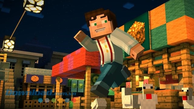 Thế giới game Minecraft: Story Mode