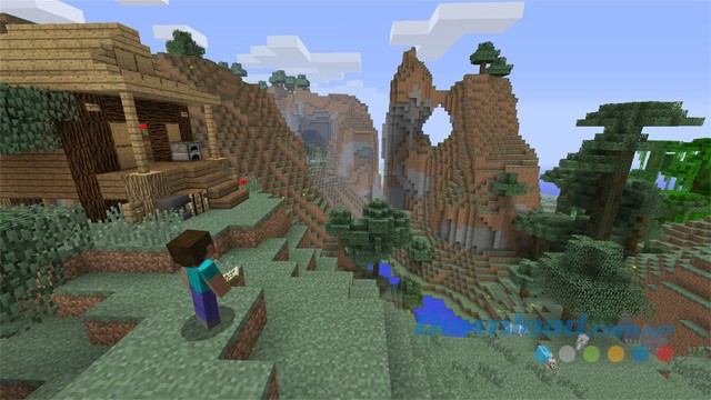 Tạo ra thế giới đẹp đẽ của riêng mình trong game chiến thuật xây dựng Minecraft: Xbox One Edition