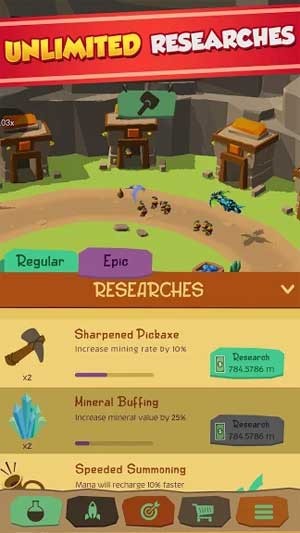 Khám phá vô số hầm mỏ