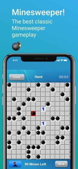 Minesweeper là trò chơi dò mìn cổ điển hấp dẫn trên di động