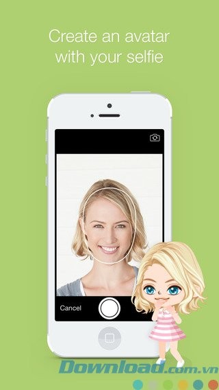 Tạo avatar từ ảnh selfie