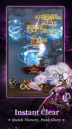 Dọn sạch quái vật ngay lập tức