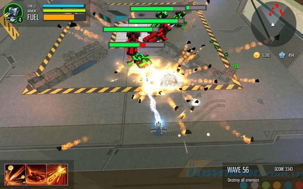 Tiêu diệt kẻ thù trong Mini Metal