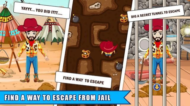 Nhiều mini game vui nhộn phong cách cao bồi