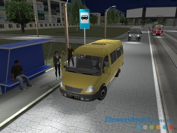 Minibus Simulator 2017 cho Android giới thiệu chi tiết công việc của người lái xe buýt