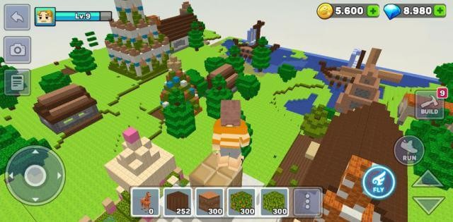 Tự do tạo ta thế giới của riêng bạn trong game MiniCraft: Blocky Craft 2023