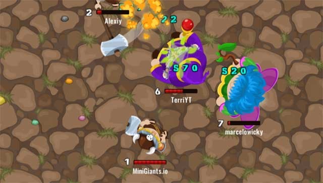 Để mắt đến các rương kho báu xung quanh đấu trường